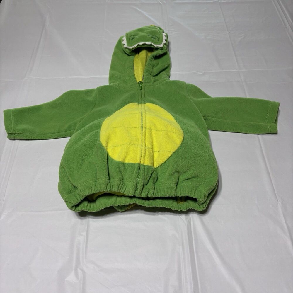 Carter Green Dragon Jacket Coat Hooded Halloween Costume 3-6 Months - Picture 2 of 8